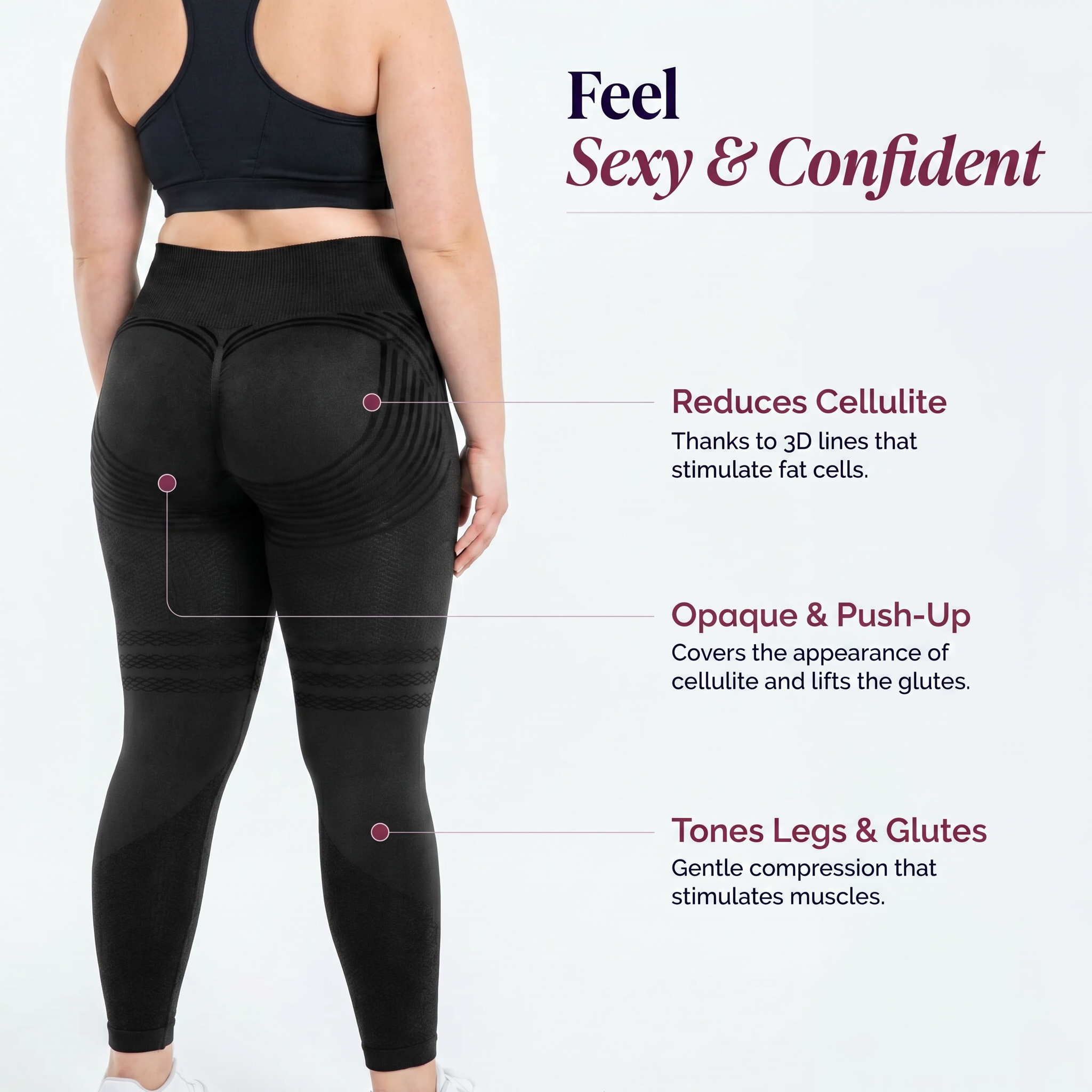 3D Anti-Cellulite Leggings – Lift & Smooth